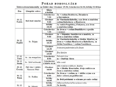 Bohoslužby